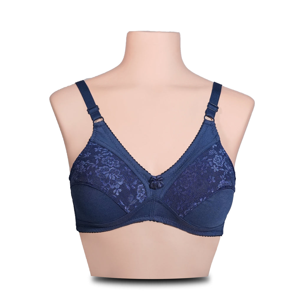 Soft-Touch Half Net Cup Bra For Daily Wear