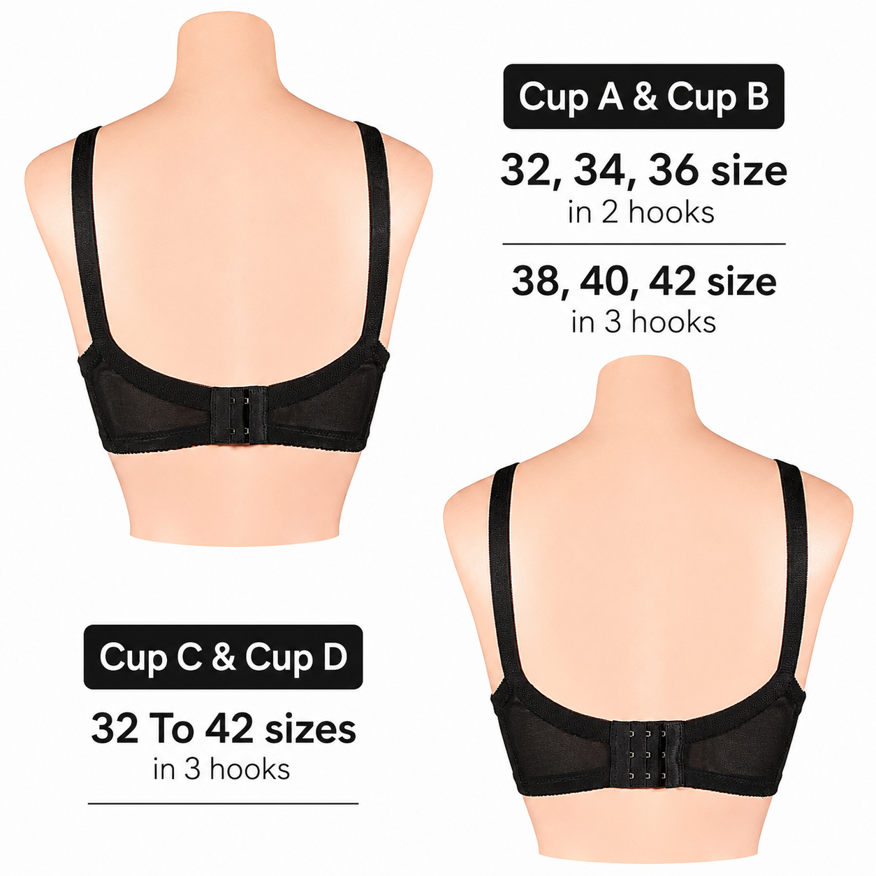 Elegance Bra For Daily Wear - Pack Of 2