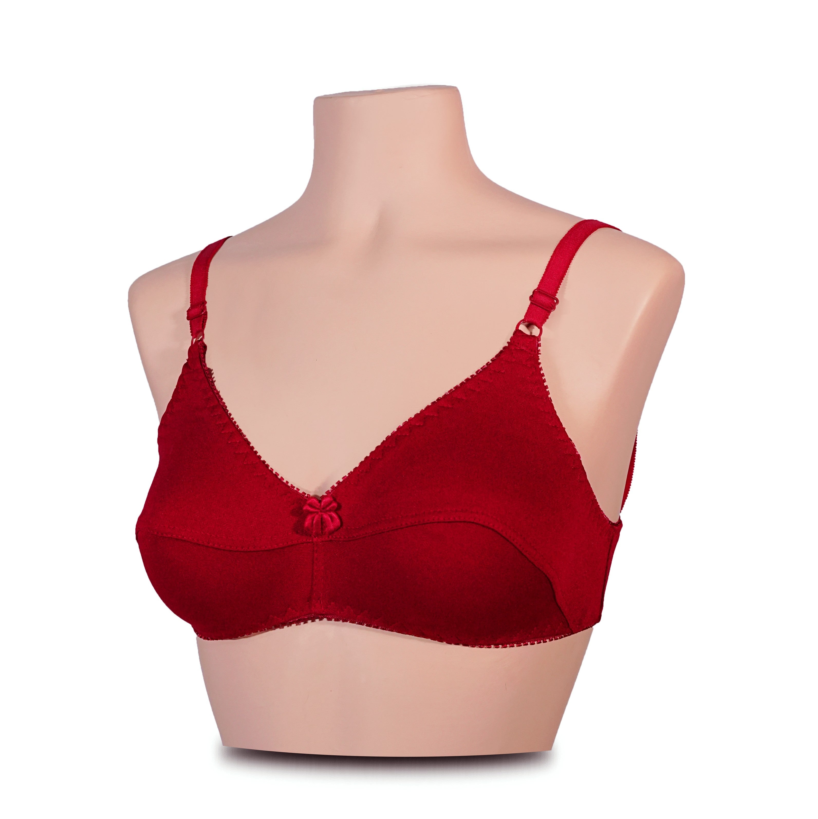 Vloreena Hosiery Cotton Bra For Daily Wear - Pack Of 4