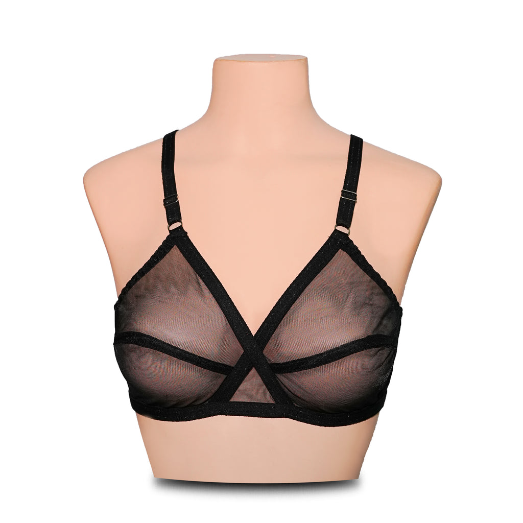 Nazuk Mesh Bra Fancy & Bold - Pack Of 4