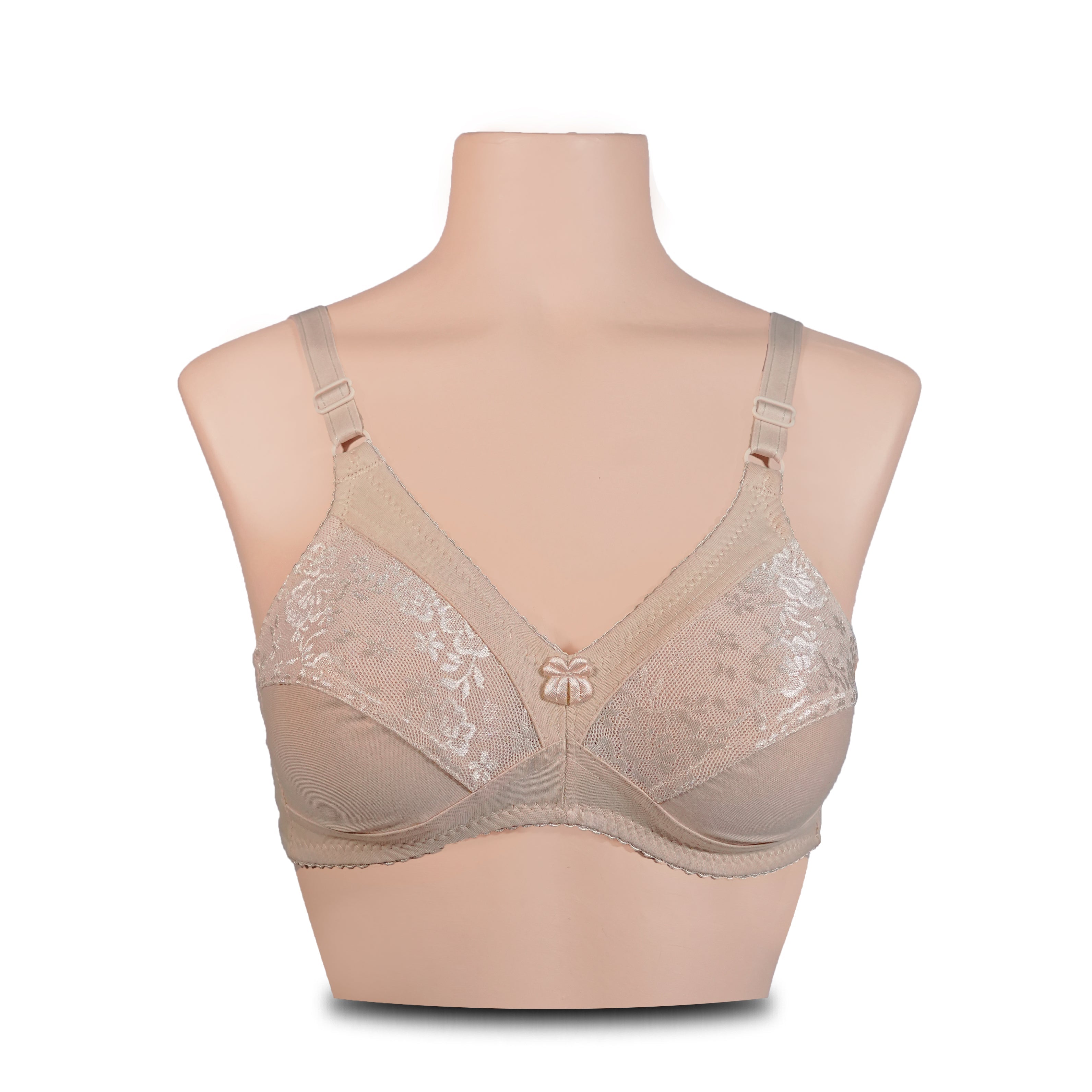 Soft-Touch Half Net Cup Bra For Daily Wear