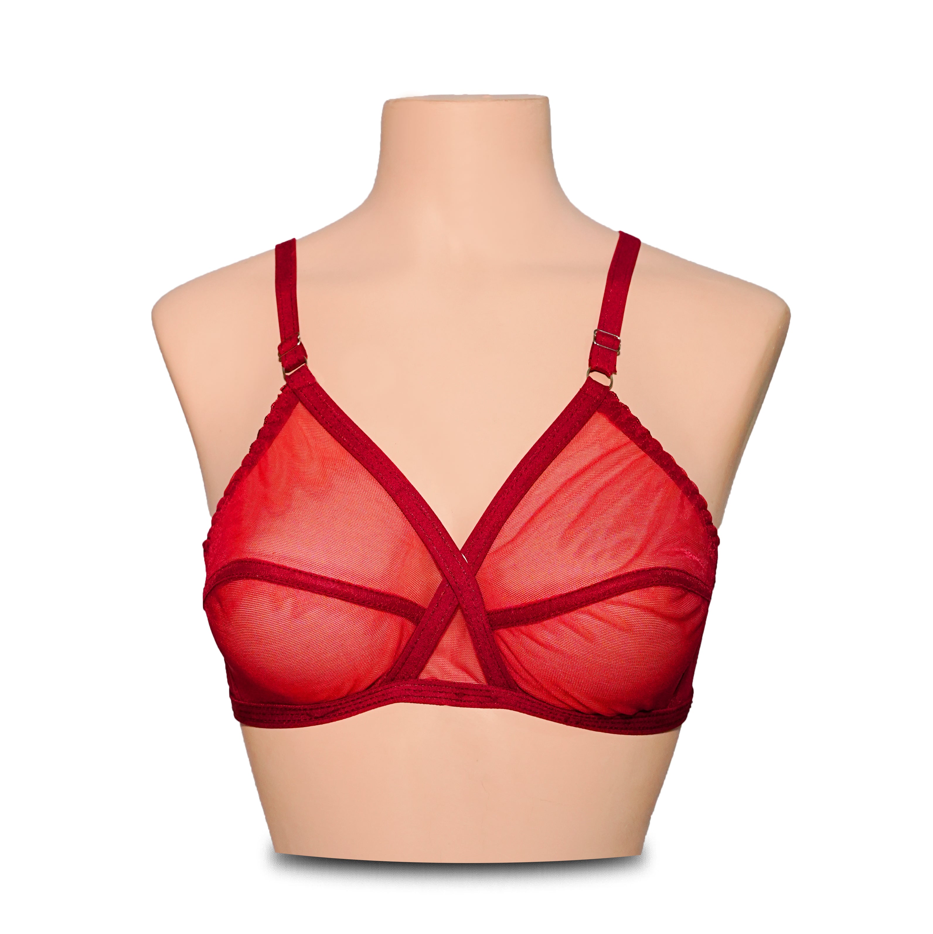 Nazuk Mesh Bra Fancy & Bold - Pack Of 4