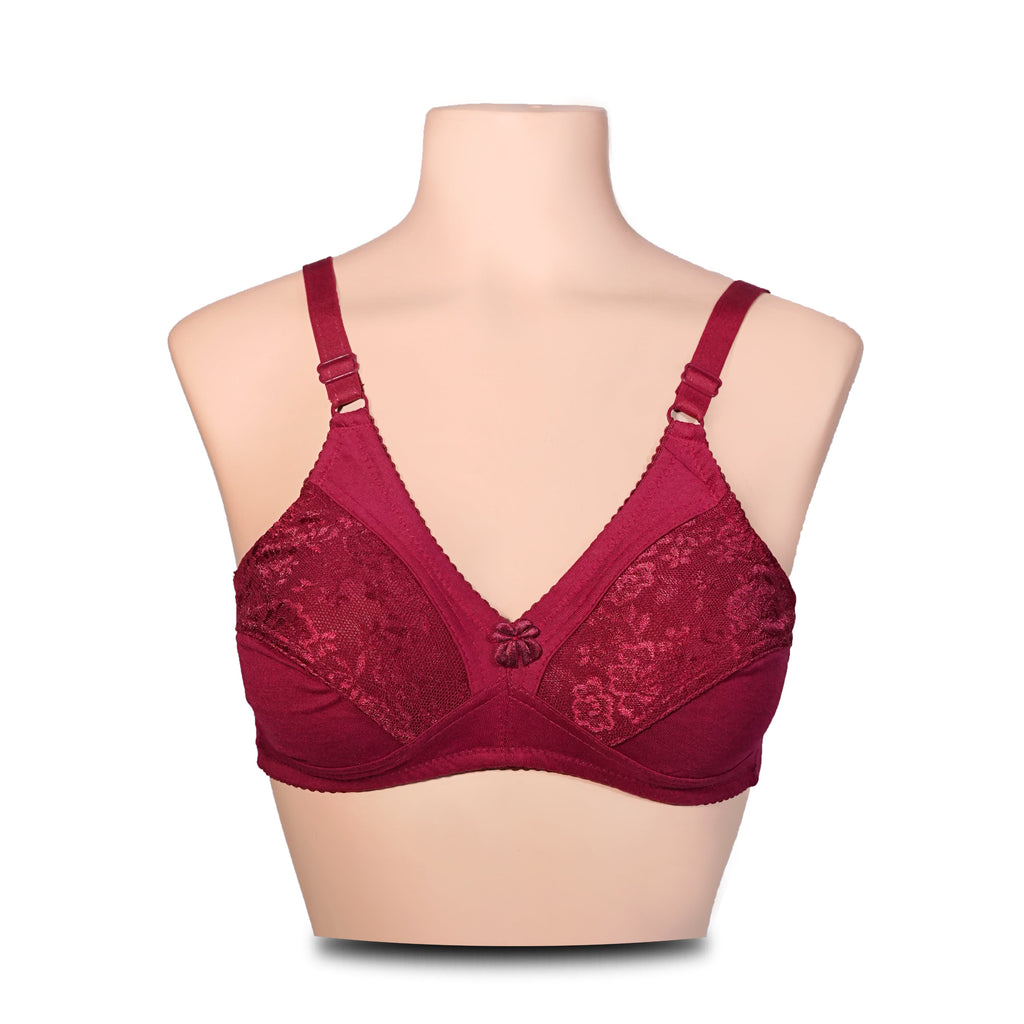 Soft-Touch Half Net Cup Bra For Daily Wear - Pack Of 2