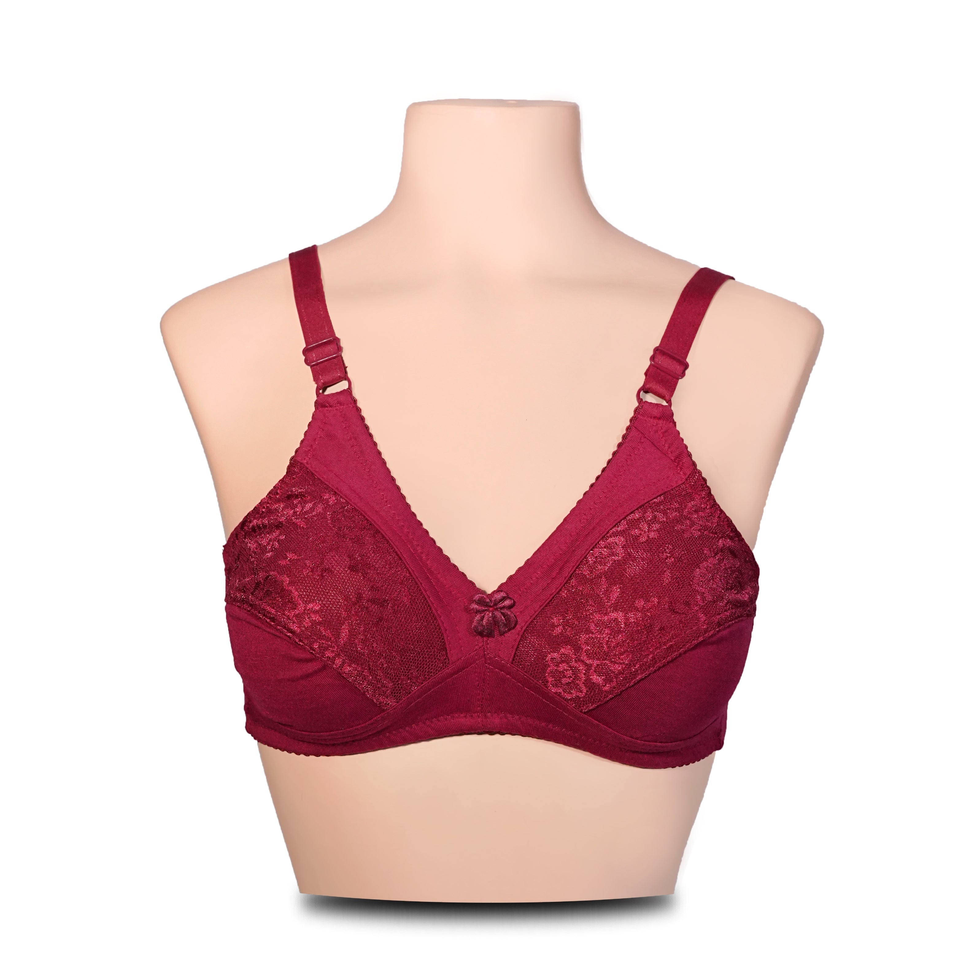 Soft-Touch Half Net Cup Bra For Daily Wear - Pack Of 2