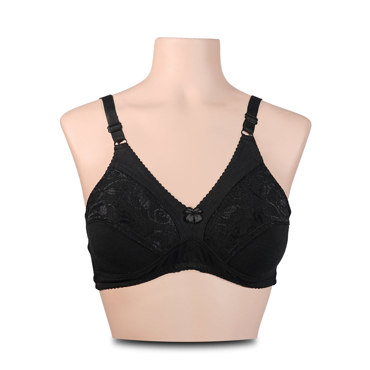Soft-Touch Half Net Cup Bra For Daily Wear - Pack Of 2