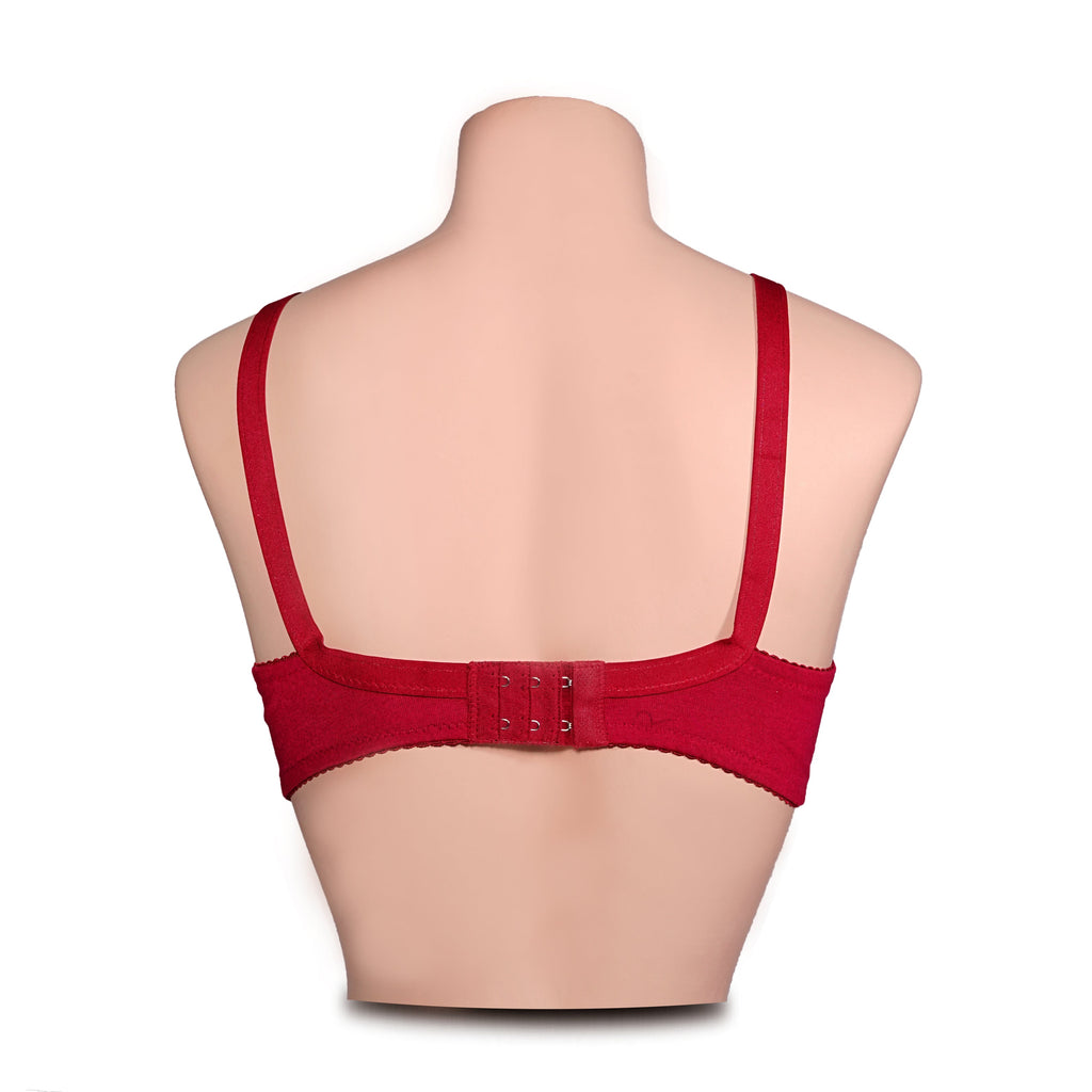 Soft-Touch Half Net Cup Bra For Daily Wear