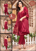 Roses Luxury 3-Piece Premium Nightware Set