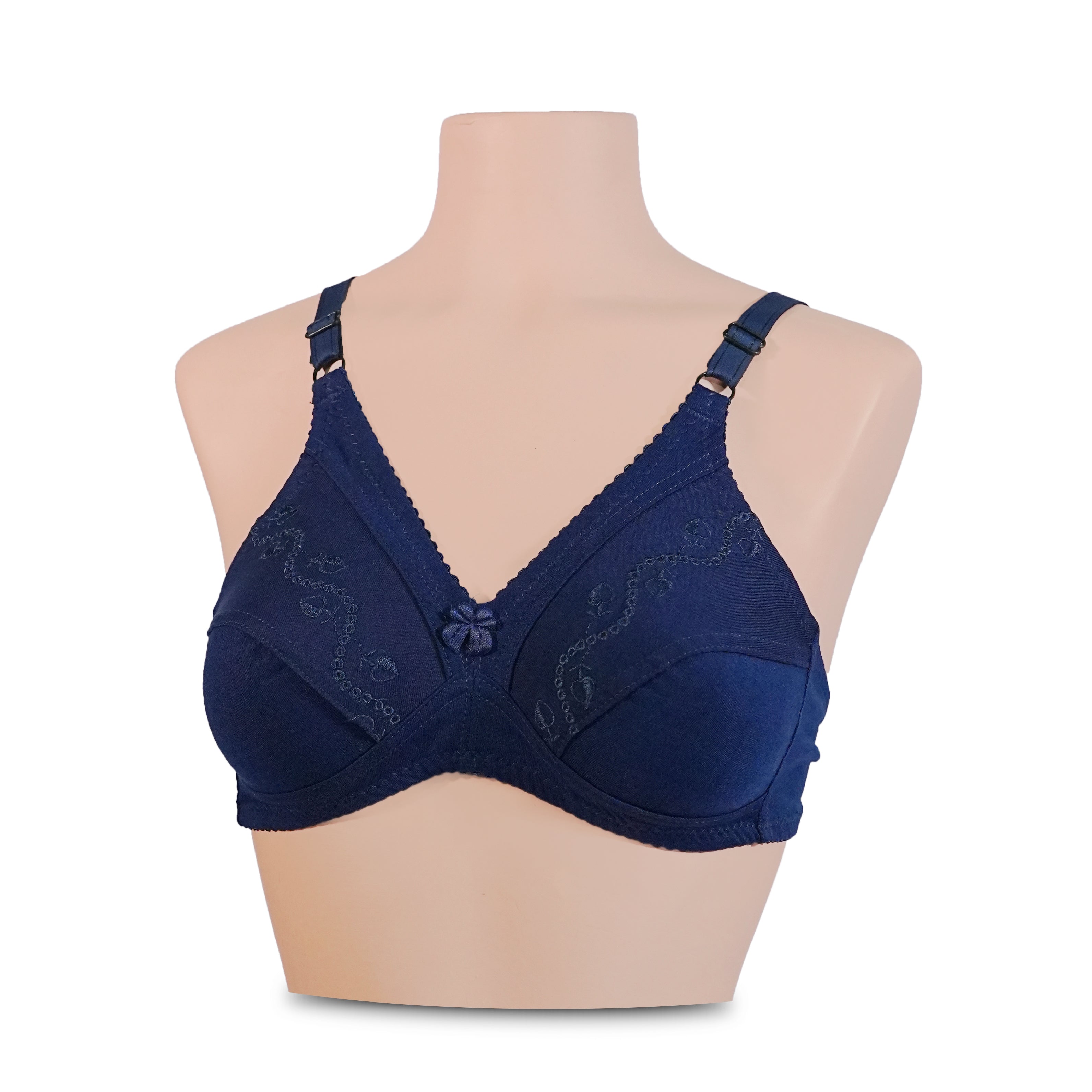 Soft-Embroidery Bra For Daily Wear