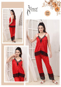 Roses Luxury 2-Piece Pajama Nightwear Set