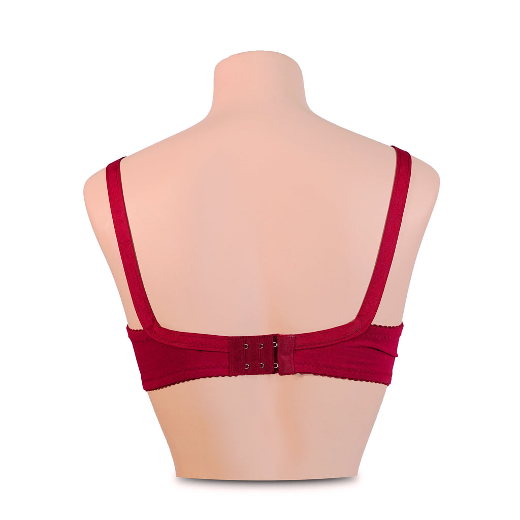 Soft-Embroidery Bra For Daily Wear - Pack Of 4